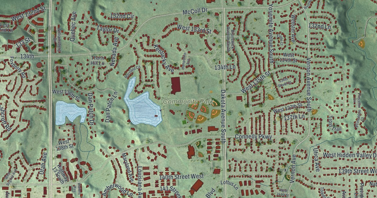Map of Savage, Minnesota in 2026