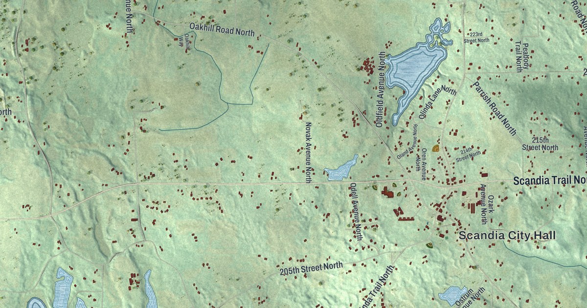 Map of Scandia, Minnesota in 2026