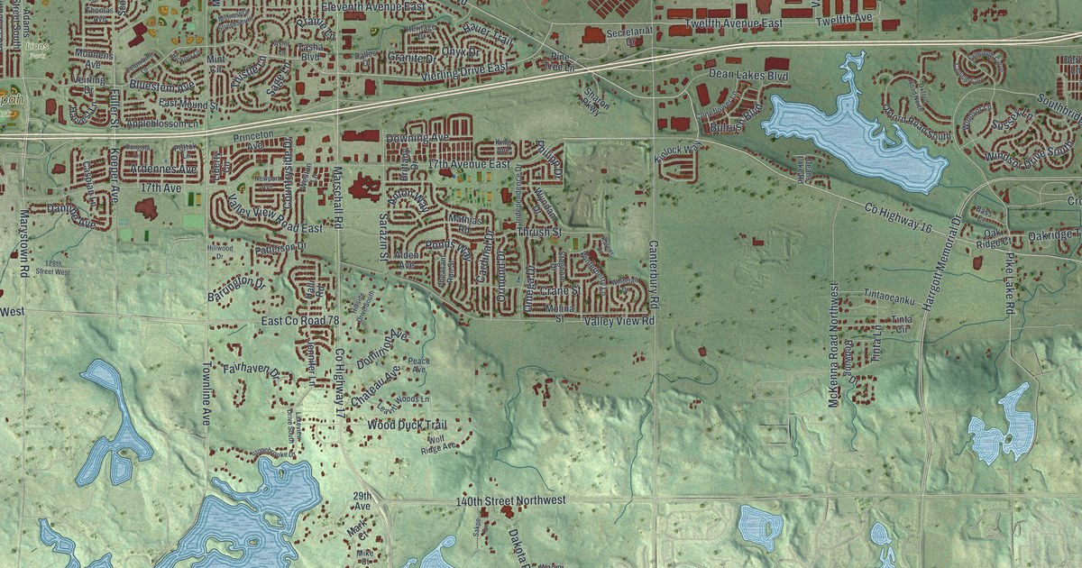 Map of Shakopee, Minnesota in 2026