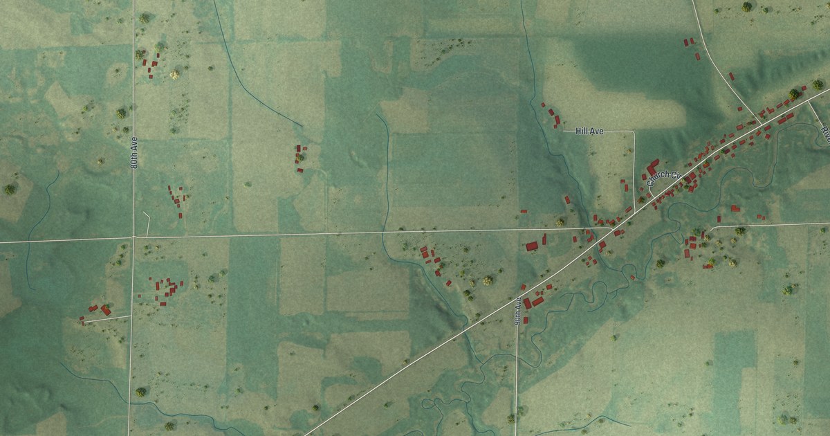 Map of Sobieski, Minnesota in 2026