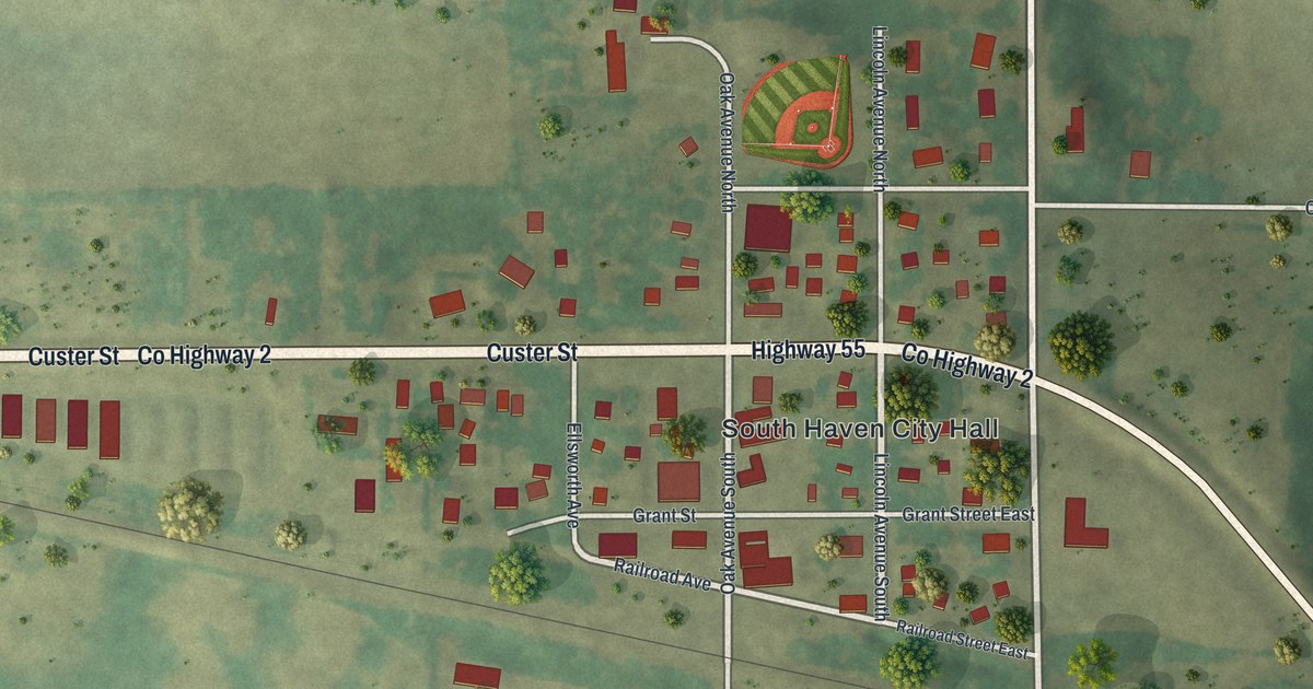Map of South Haven, Minnesota in 2026