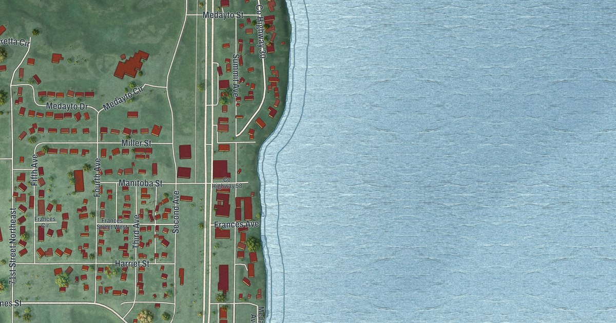 Map of Spicer, Minnesota in 2026