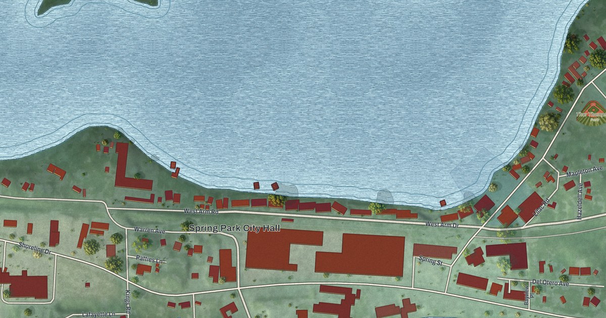 Map of Spring Park, Minnesota in 2026