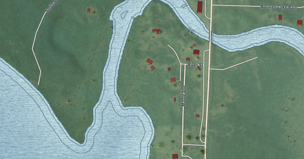 Map of Squaw Lake, Minnesota in 2026
