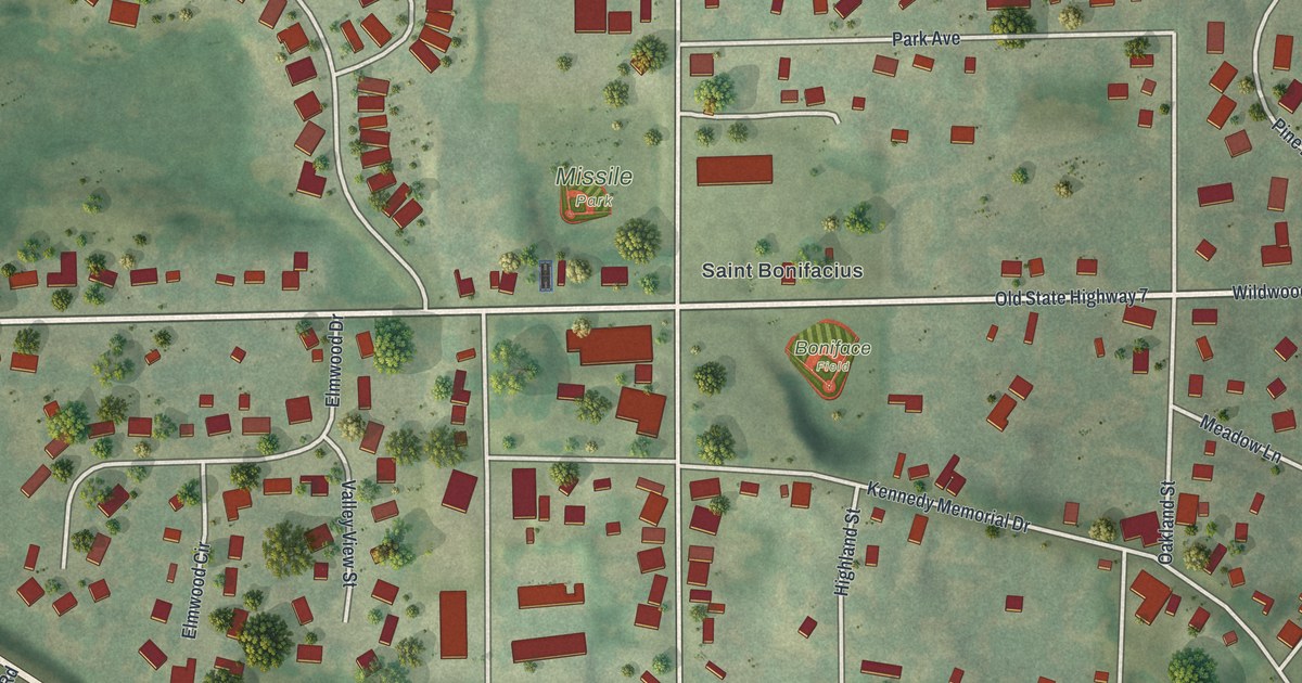 Map of St. Bonifacius, Minnesota in 2026