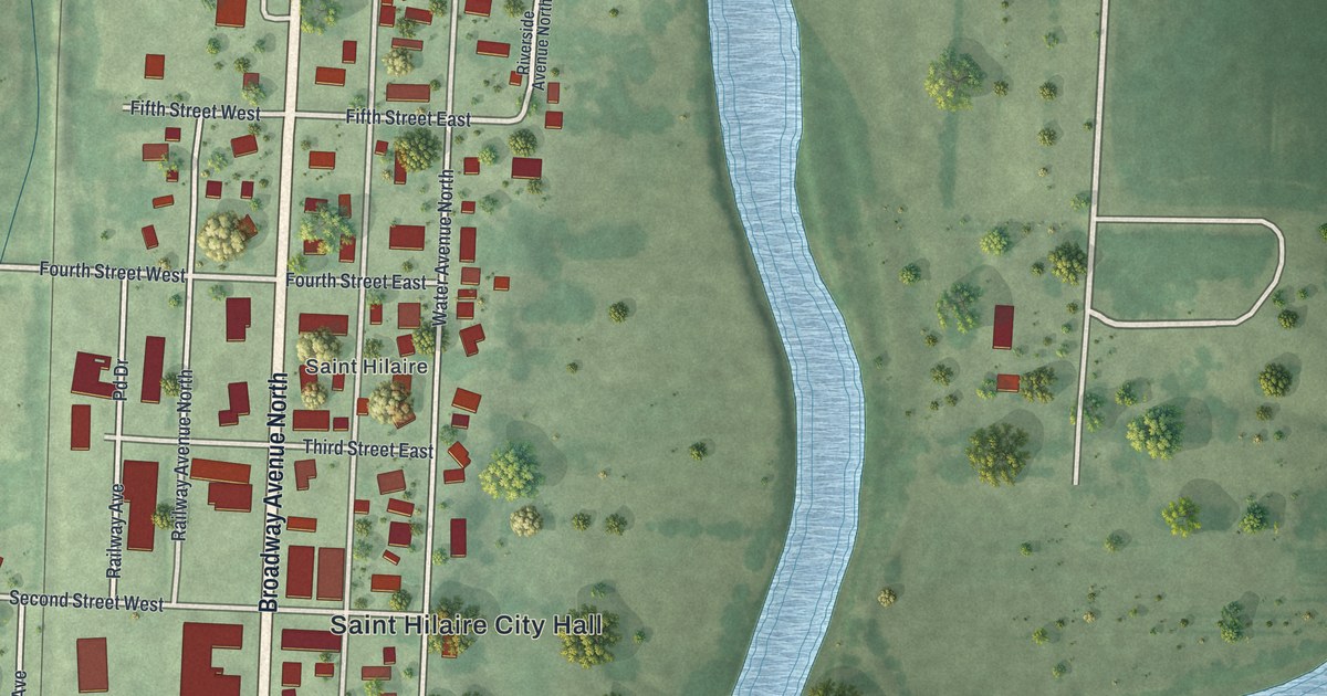 Map of St. Hilaire, Minnesota in 2026