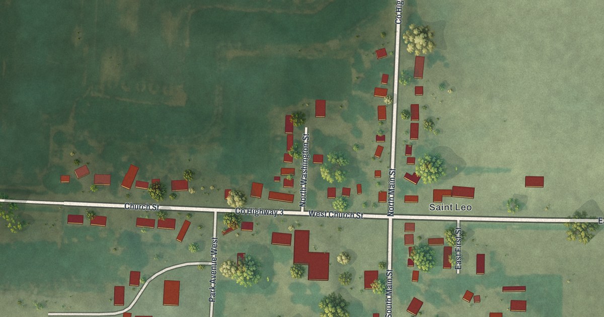 Map of St. Leo, Minnesota in 2026