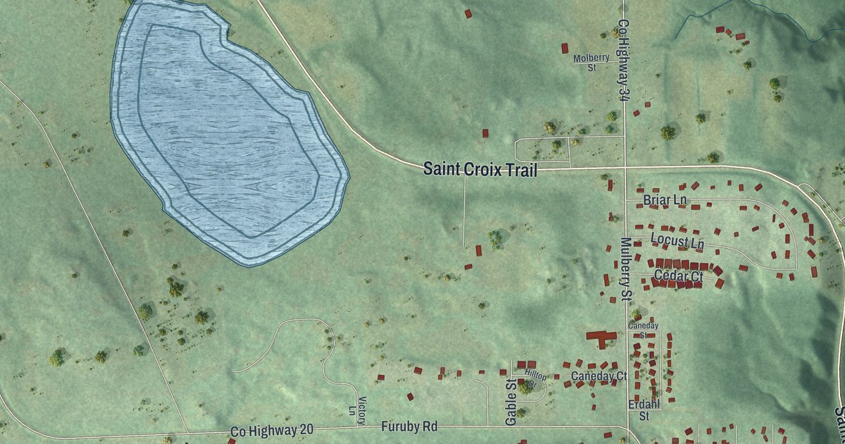 Map of Taylors Falls, Minnesota in 2026