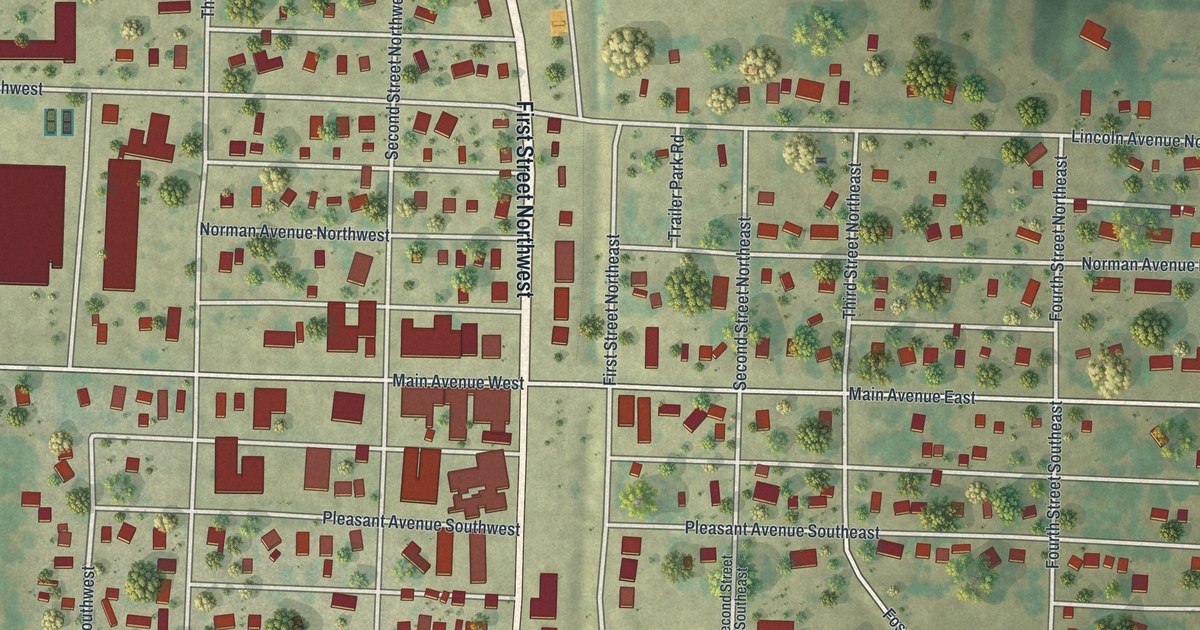Map of Twin Valley, Minnesota in 2026