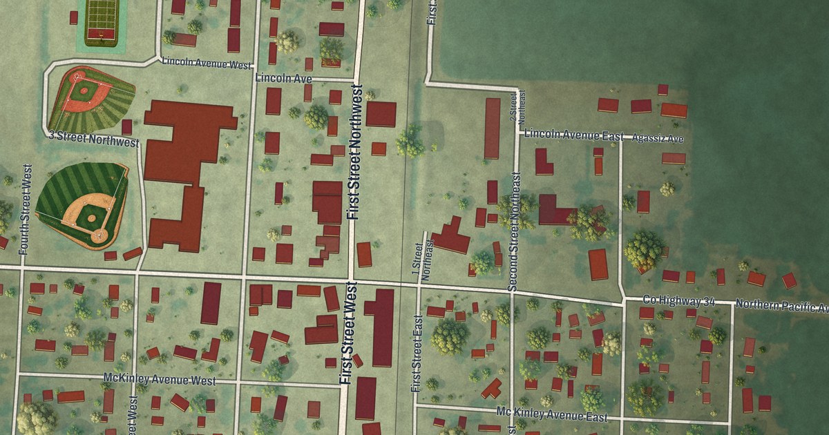 Map of Ulen, Minnesota in 2026