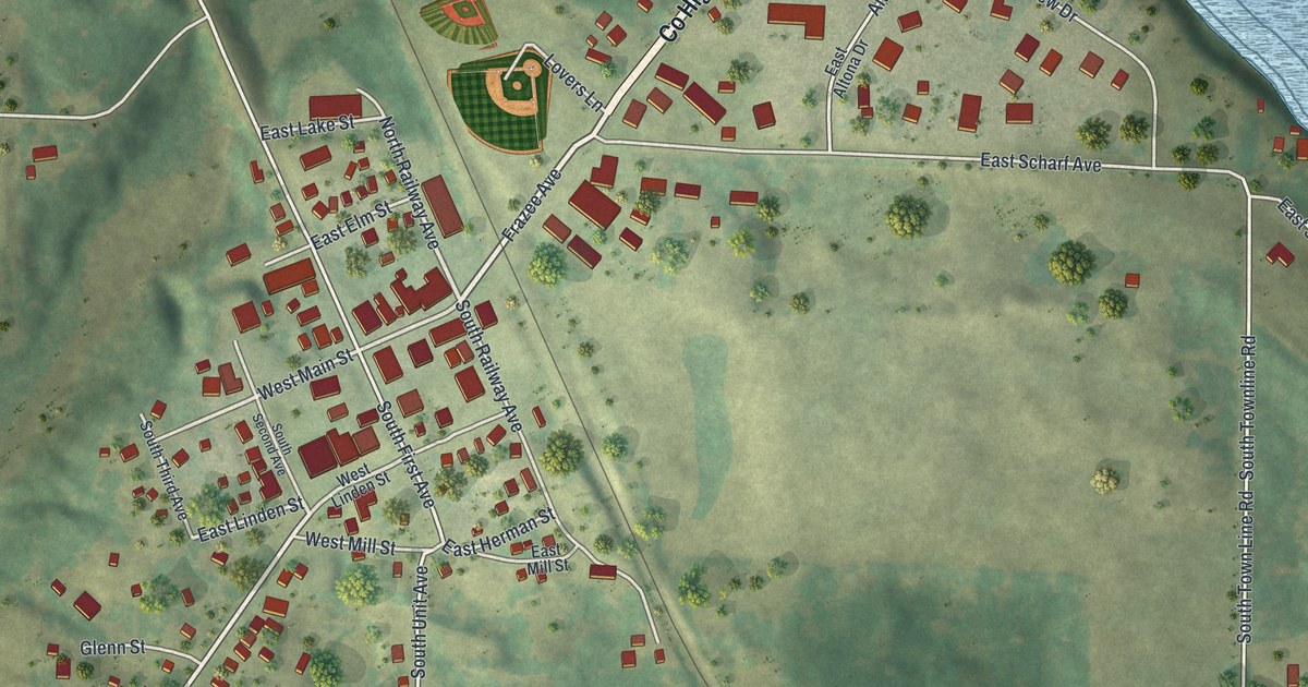 Map of Vergas, Minnesota in 2026