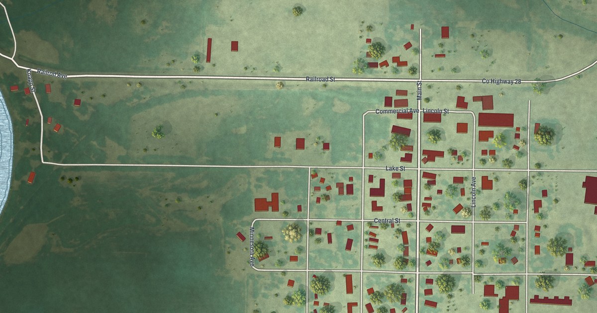 Map of Villard, Minnesota in 2026
