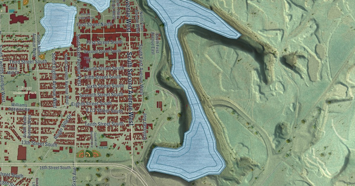 Map of Virginia, Minnesota in 2026