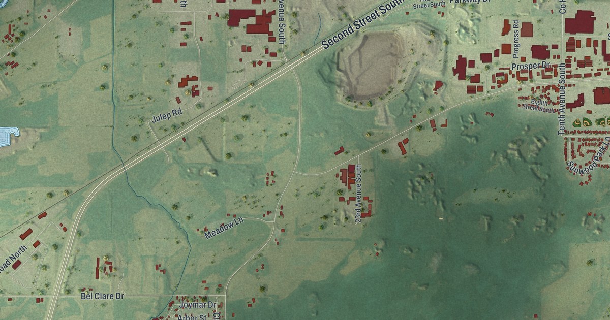 Map of Waite Park, Stearns County, Minnesota in 2026