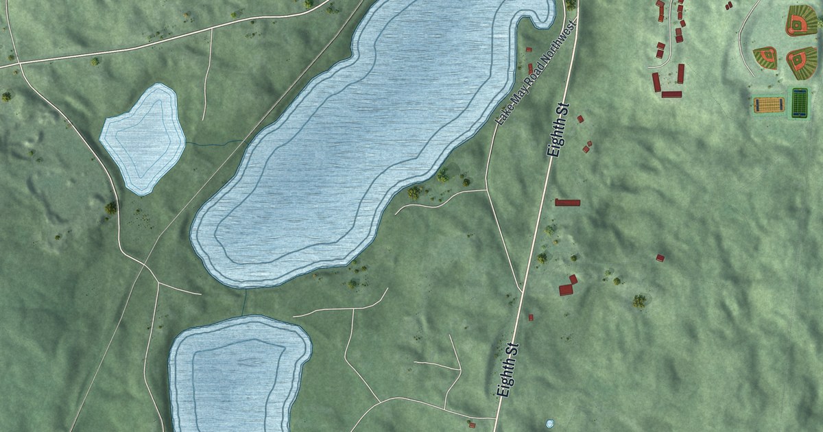 Map of Walker, Minnesota in 2026