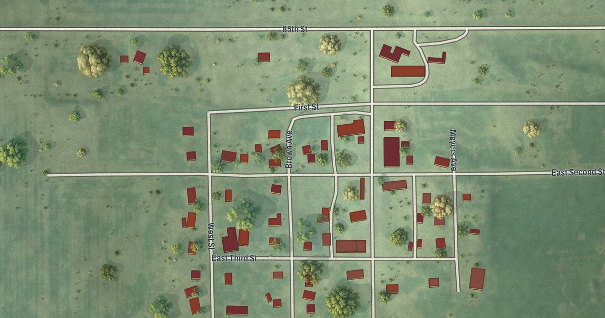 Map of Walters, Minnesota in 2026