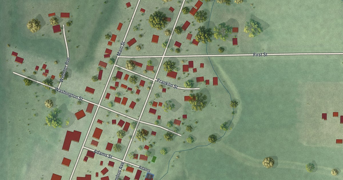 Map of Waltham, Minnesota in 2026