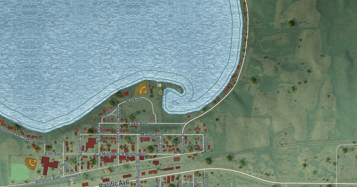 Map of Waverly, Minnesota in 2026