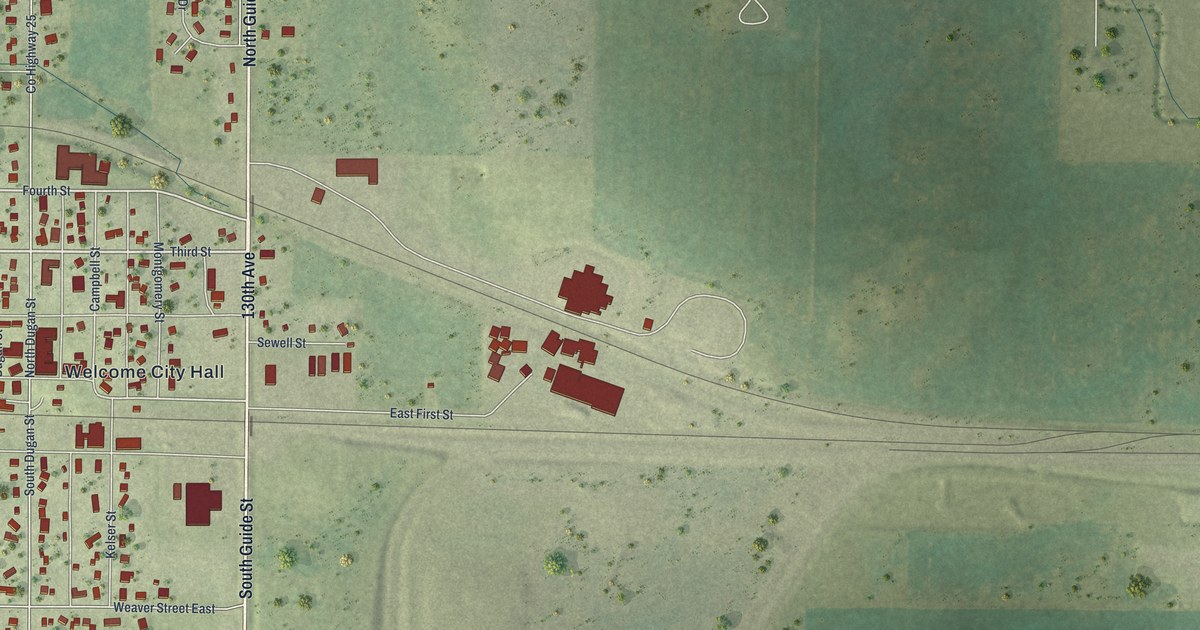 Map of Welcome, Minnesota in 2026