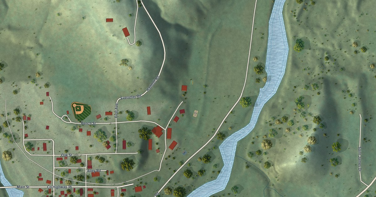 Map of Whalan, Minnesota in 2026