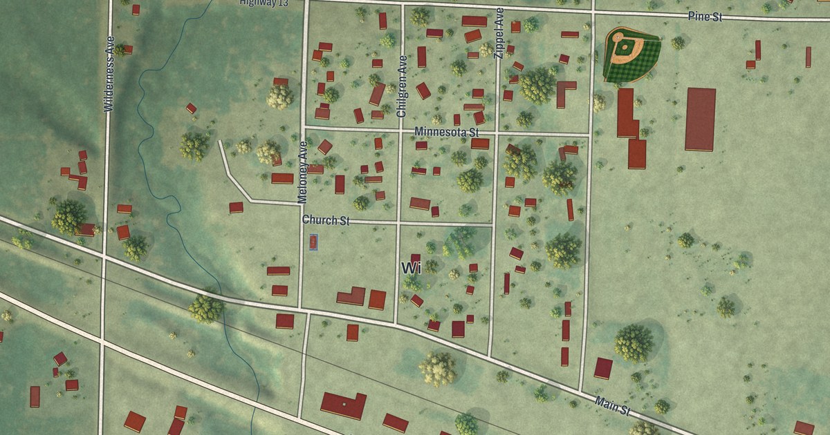 Map of Williams, Minnesota in 2026