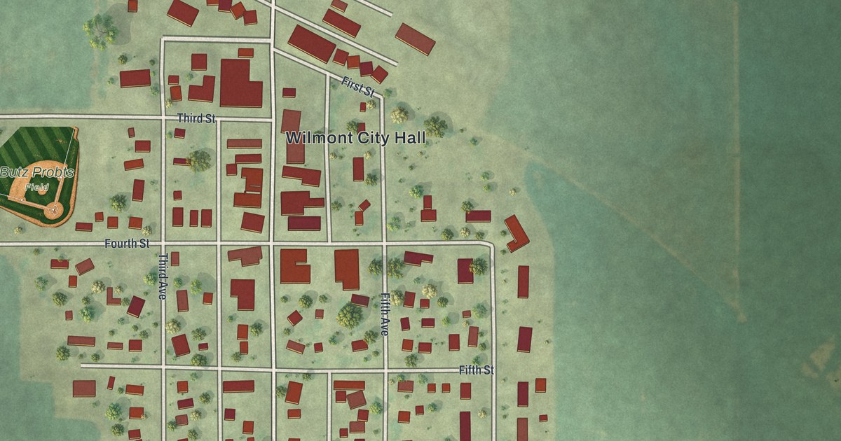 Map of Wilmont, Minnesota in 2026