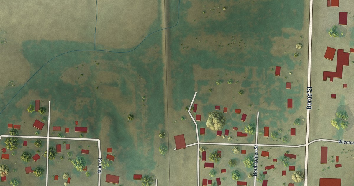 Map of Winger, Minnesota in 2026