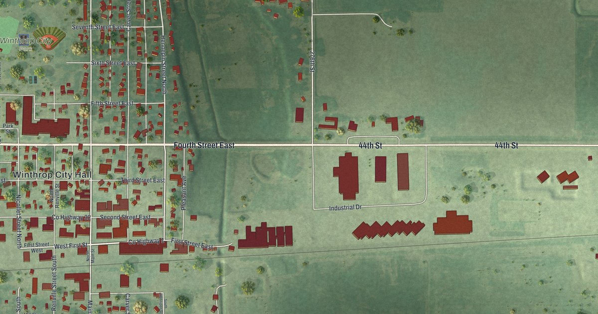 Map of Winthrop, Minnesota in 2026