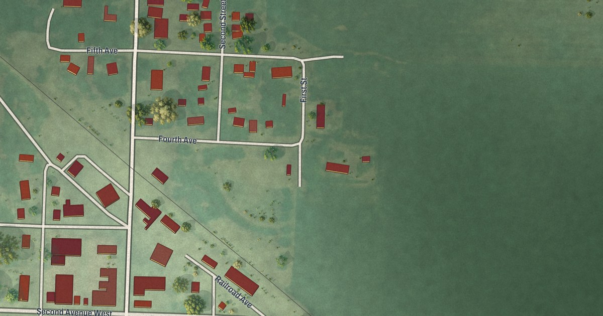 Map of Wood Lake, Minnesota in 2026