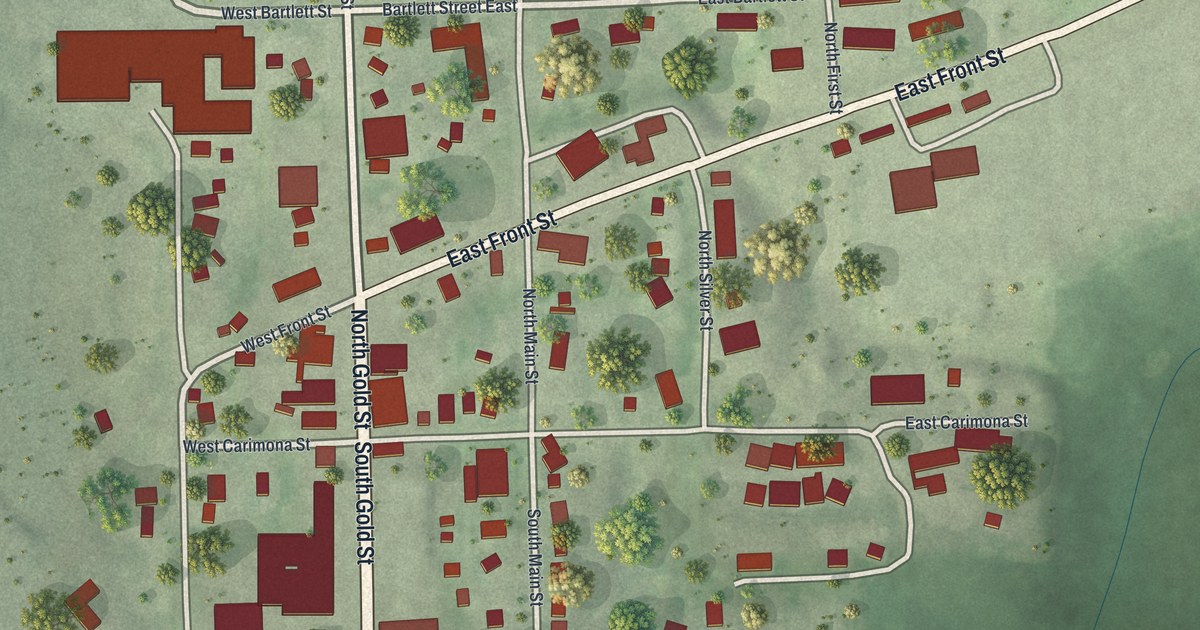 Map of Wykoff, Minnesota in 2026