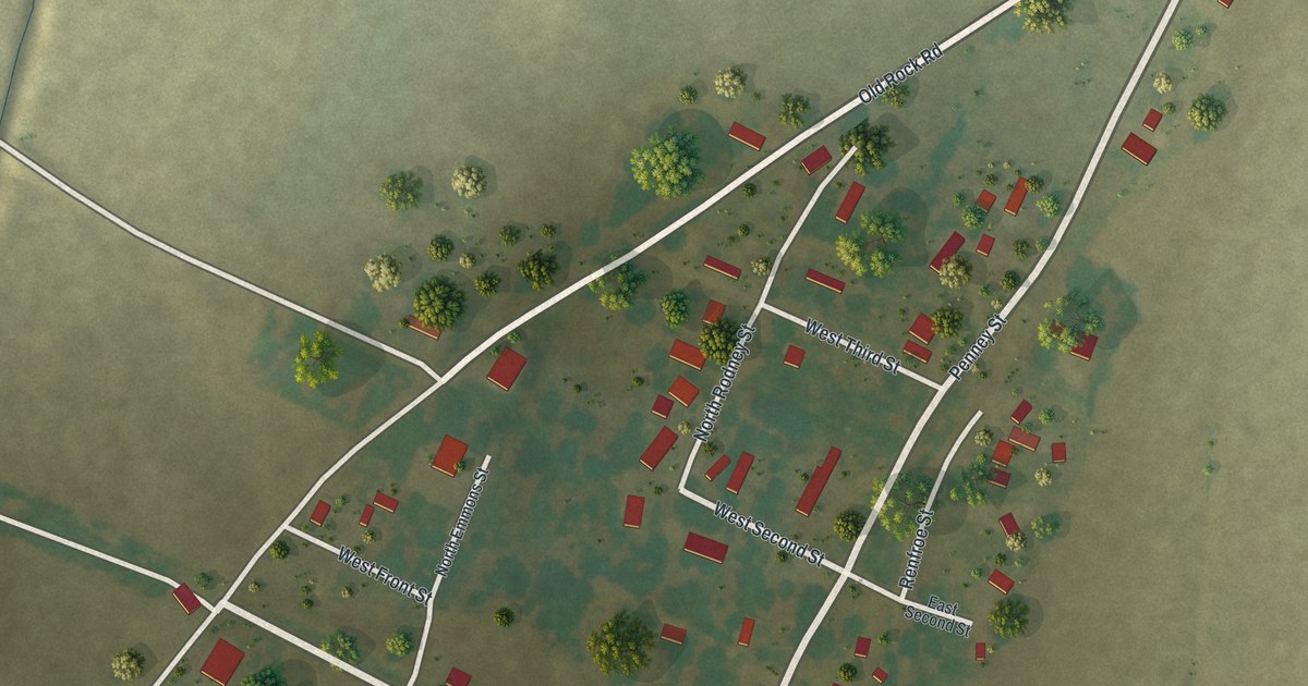 Map of Allenville, Missouri in 2026