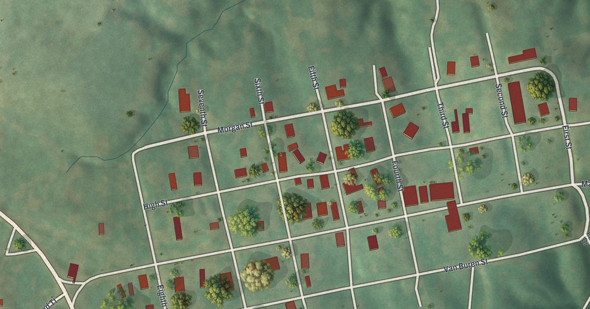 Map of Arrow Rock, Missouri in 2026