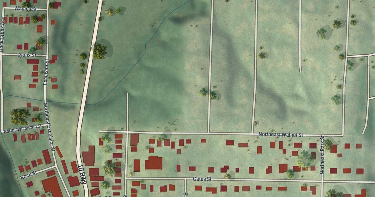 Map of Avondale, Missouri in 2026