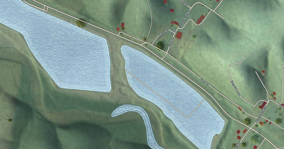 Map of Bagnell, Missouri in 2026