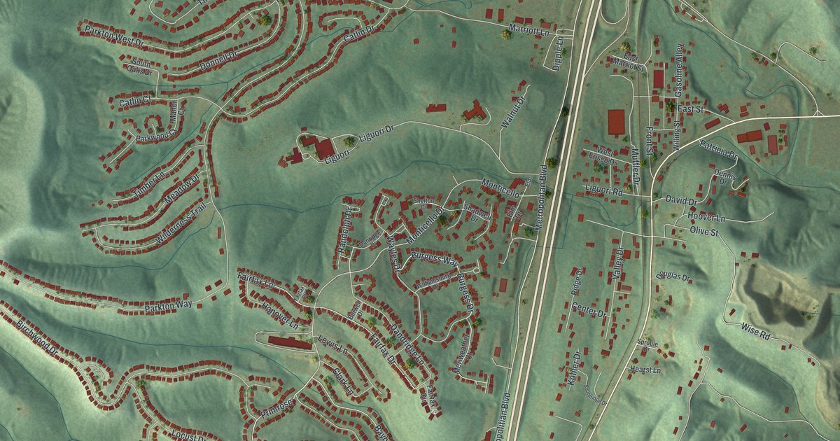 Map of Barnhart, Missouri in 2026