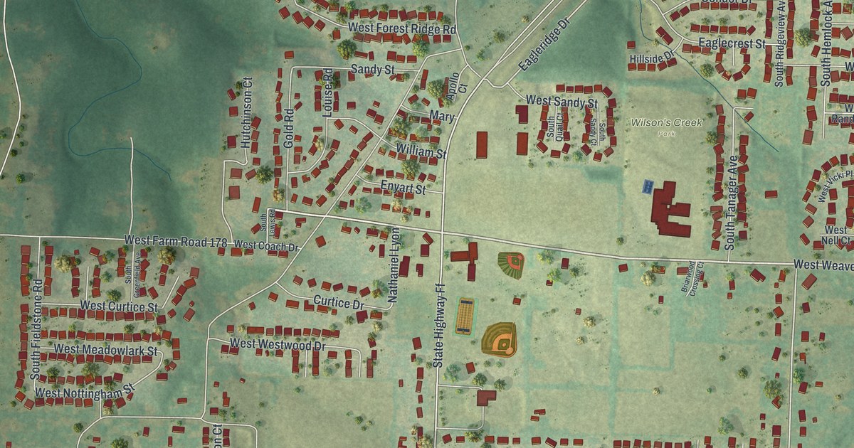 Map of Battlefield, Missouri in 2026