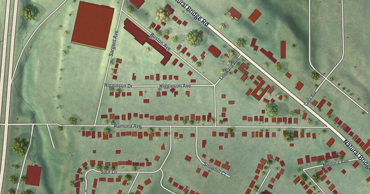 Map of Bel-Ridge, Missouri in 2026