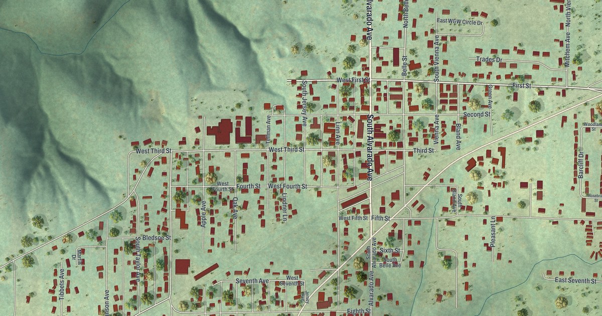 Map of Belle, Missouri in 2026