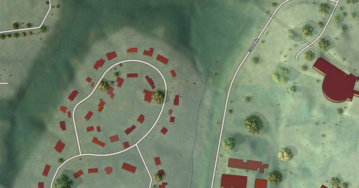 Map of Bellerive Acres, Missouri in 2026