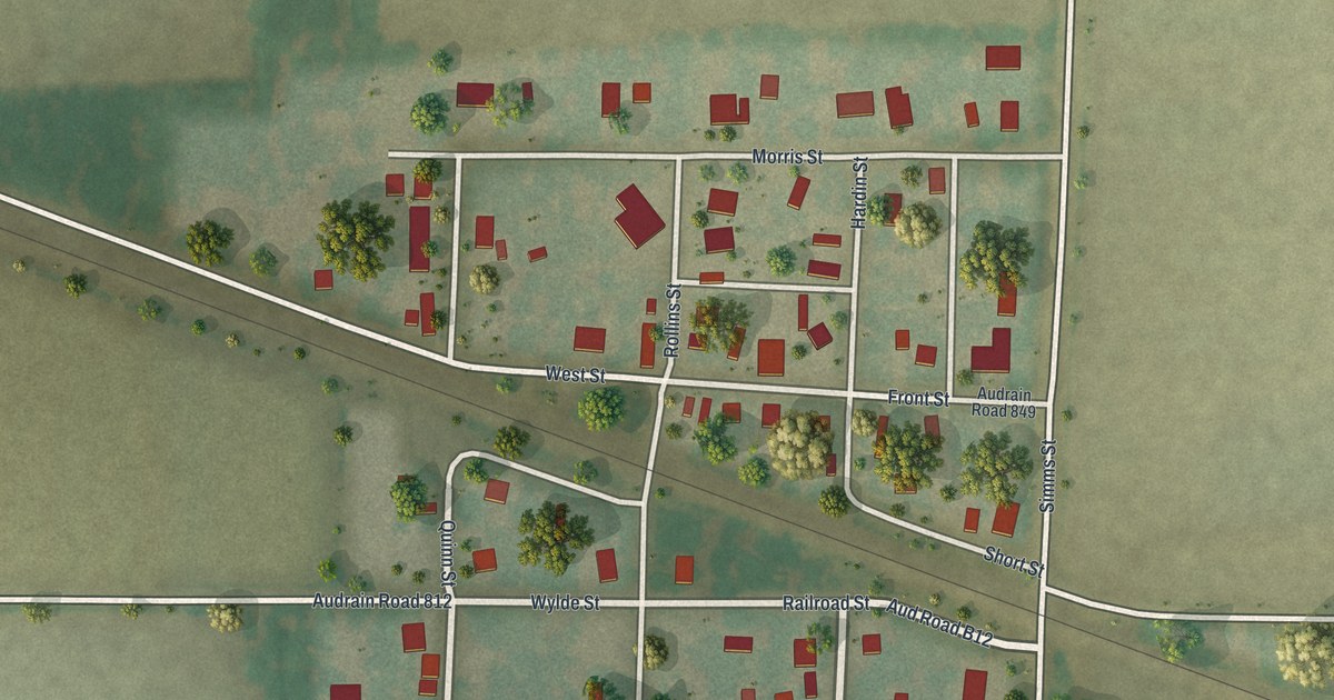 Map of Benton City, Missouri in 2026