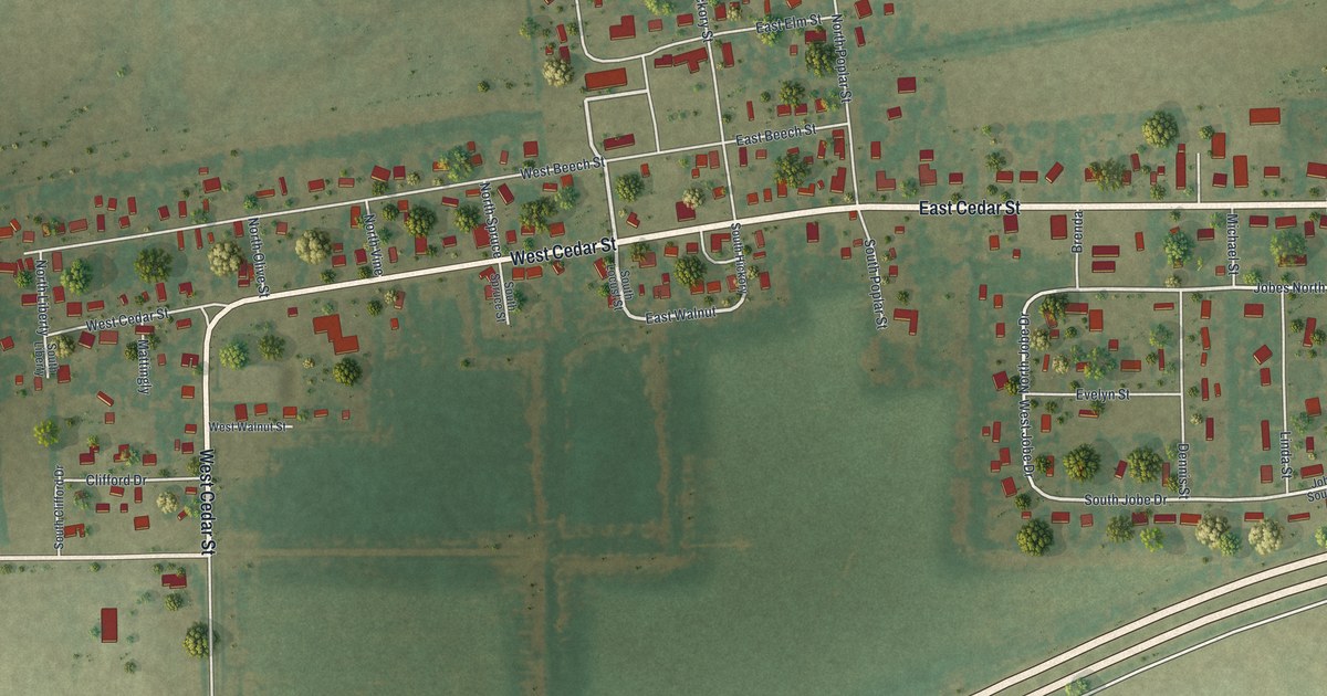 Map of Bertrand, Missouri in 2026