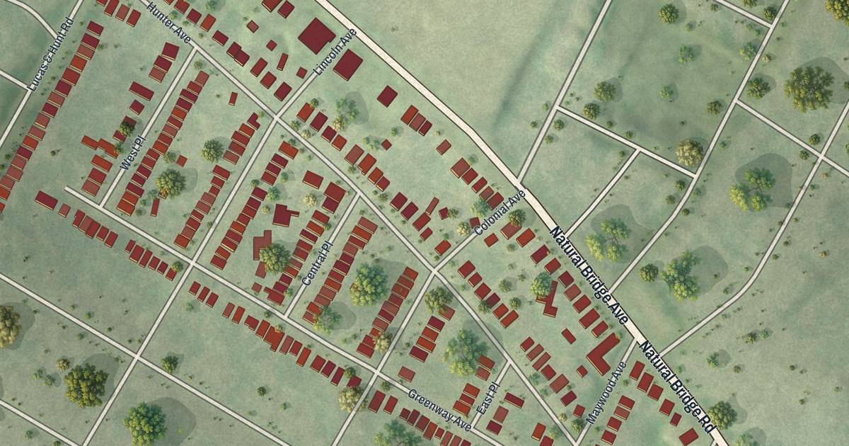 Map of Beverly Hills, Missouri in 2026