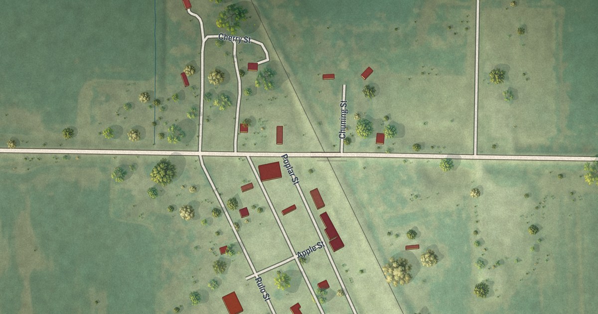 Map of Bigelow, Missouri in 2026
