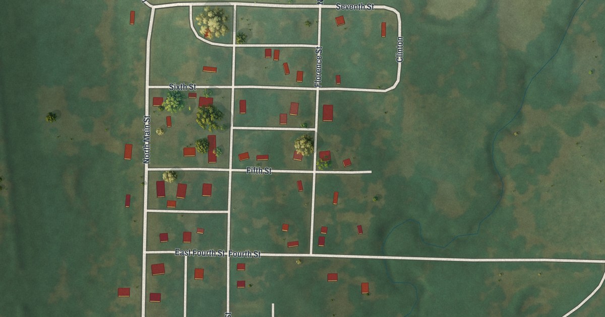 Map of Blairstown, Missouri in 2026