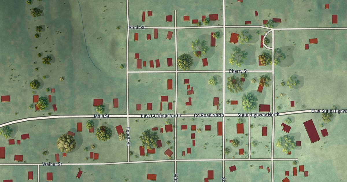 Map of Blythedale, Missouri in 2026