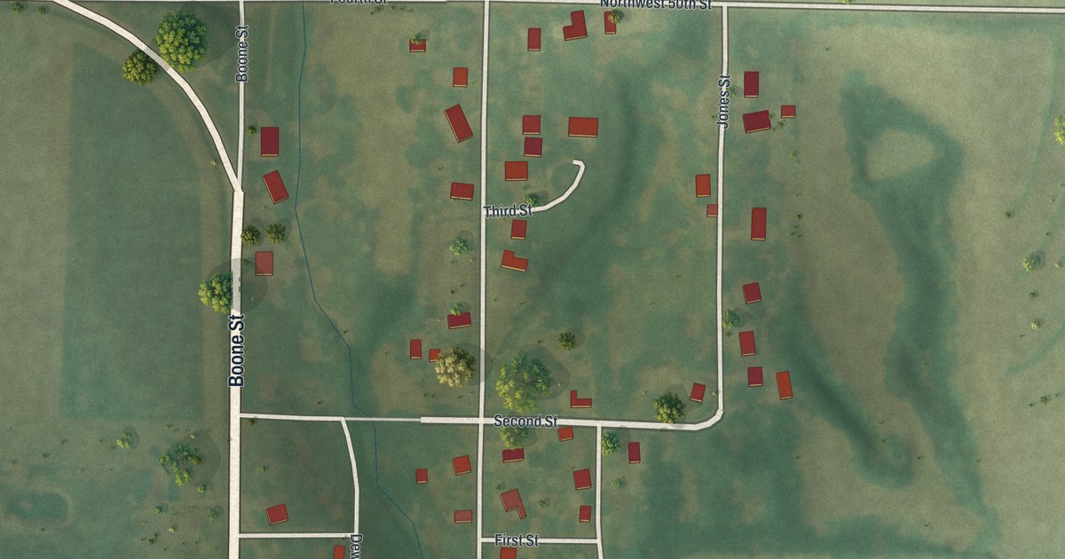 Map of Brimson, Missouri in 2026