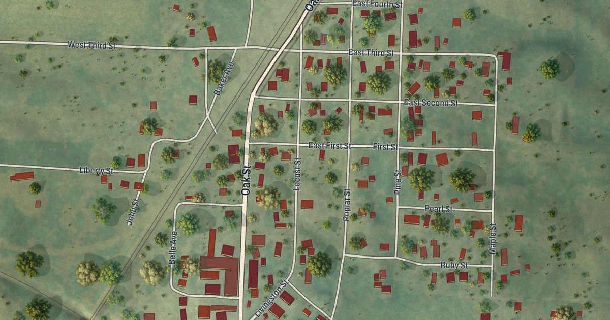 Map of Bucklin, Missouri in 2026