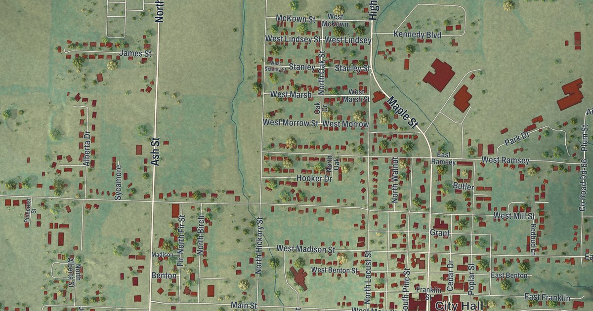 Map of Buffalo, Missouri in 2026