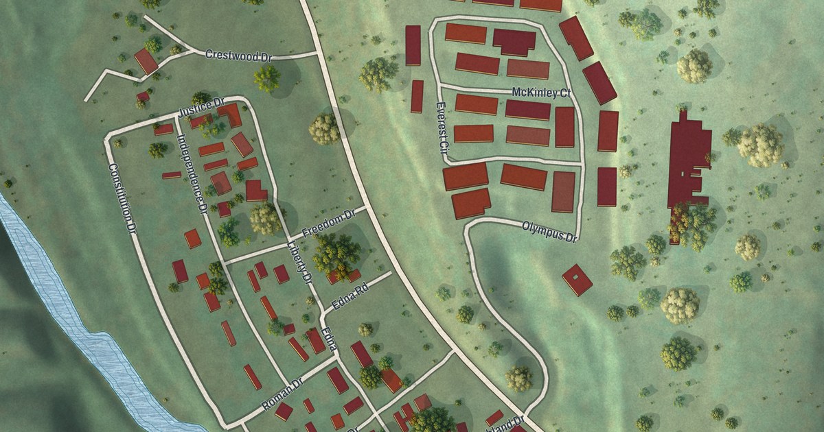 Map of Bull Creek, Missouri in 2026