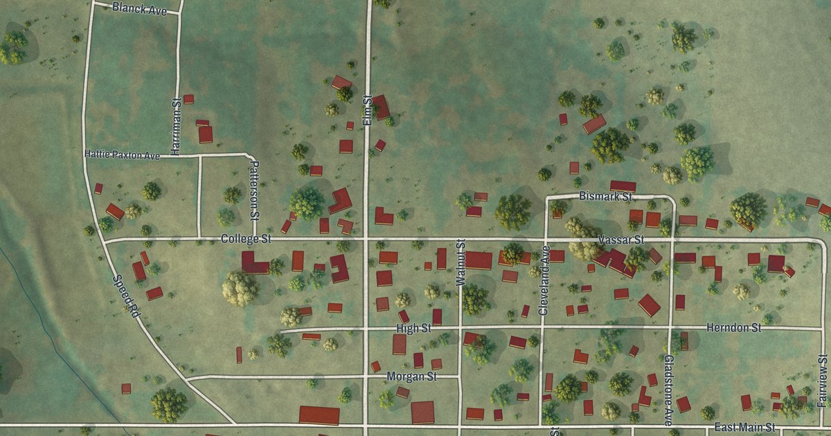 Map of Bunceton, Missouri in 2026